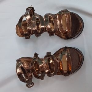 Anne Michelle Heel Sandals Size 7